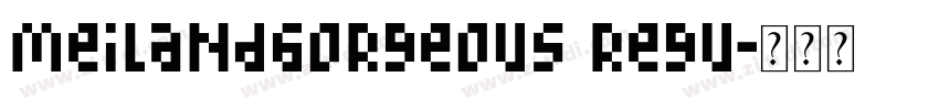 MeilandGorgeous Regu字体转换